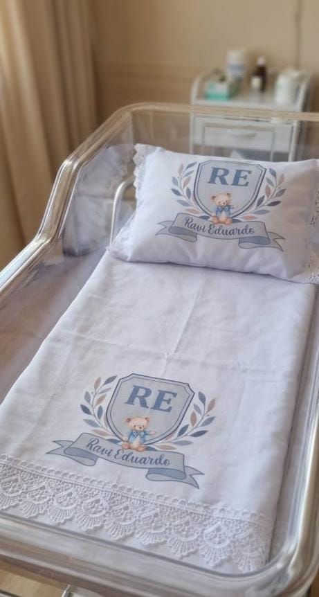 Kit Berço Maternidade personalizada da Imagine Pais e Filhos
